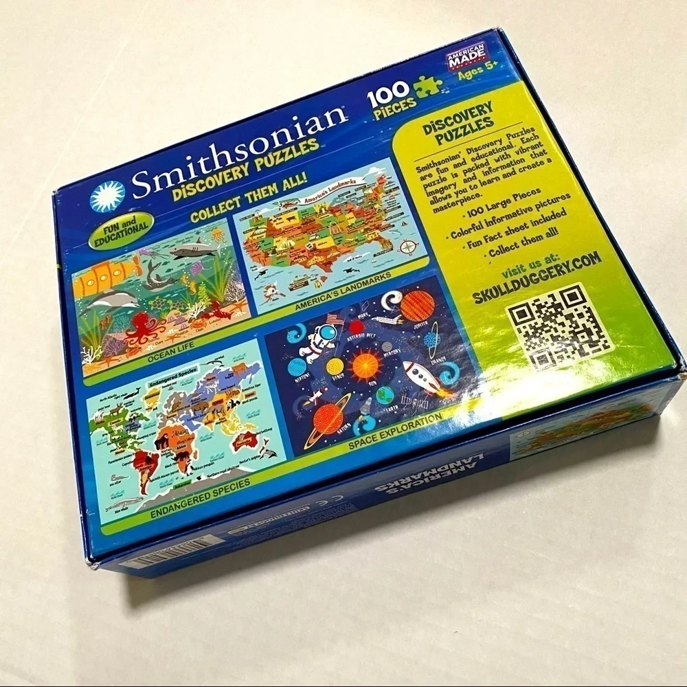 Smithsonian Discovery Jigsaw Puzzle American Landmarks